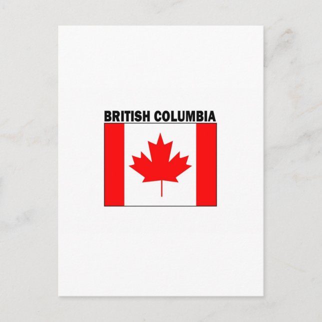 British Columbia Postkarte (Vorderseite)