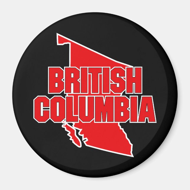 British Columbia Provinz Magnet (Vorne)