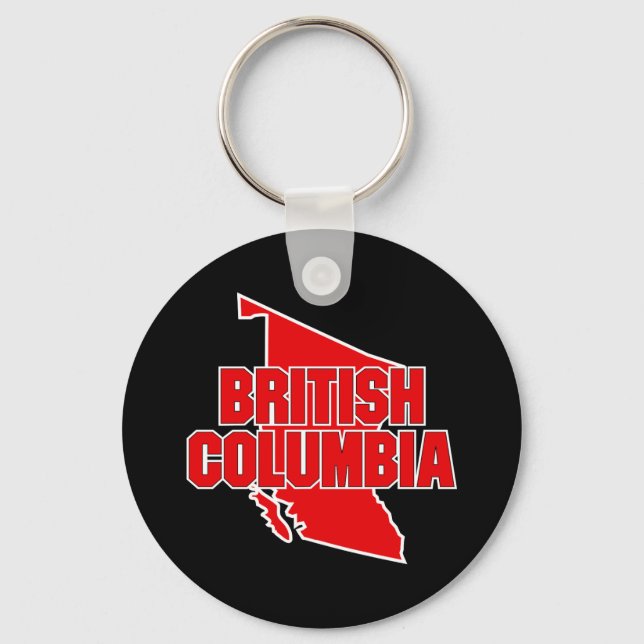 British Columbia Provinz Schlüsselanhänger (Vorderseite)