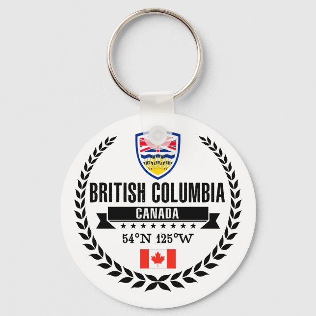 British Columbia Schlüsselanhänger (Vorderseite)