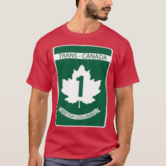 British Columbia-Zeichen für Trans Canada T-Shirt