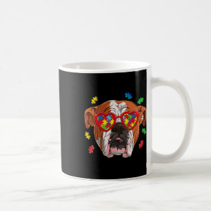 British English Bulldog Dog Puzzle Gles Awareness Kaffeetasse