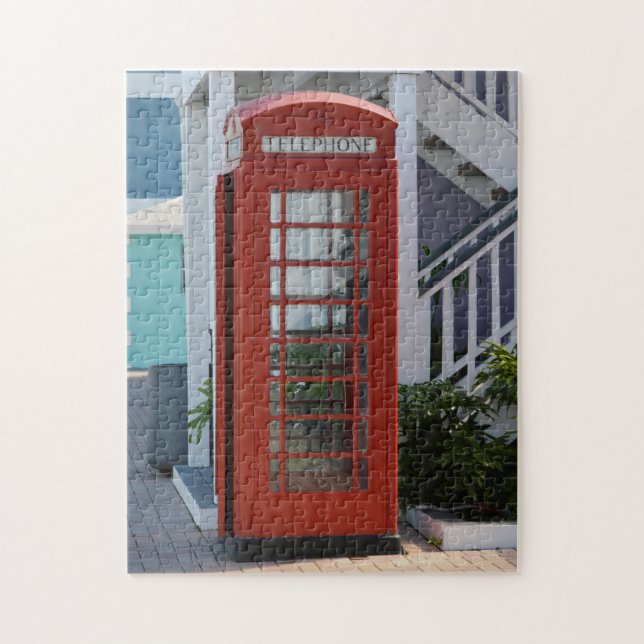 British English Old Telefone Booth Puzzle (Vertikal)