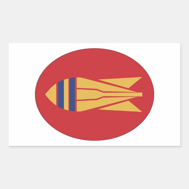 British EOD Rechteckiger Aufkleber (Vorderseite)