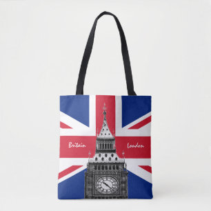 British Flag & Big Ben - London, Großbritannien /S
