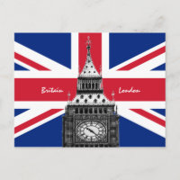 British Flag & Big Ben - London, Großbritannien /S