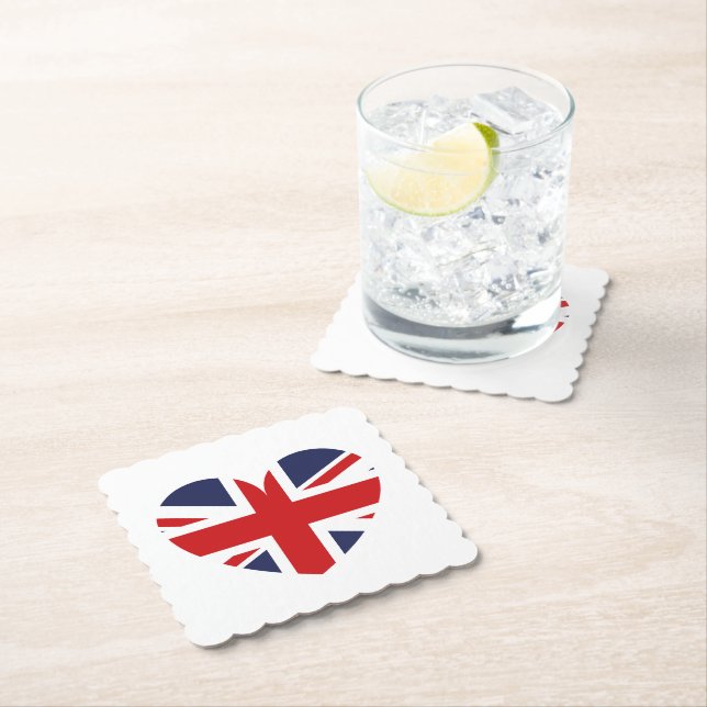British Flag Drink Untersetzer (Vor Ort)