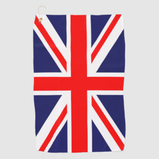 British Flag Golf Tower Golfhandtuch