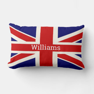 BRITISH Flag Personalisiert Lendenkissen