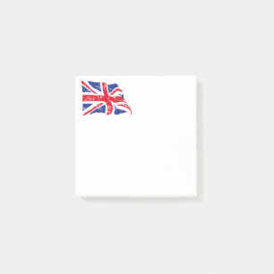 British Flag Post - Anmerkungen Post-it Klebezettel