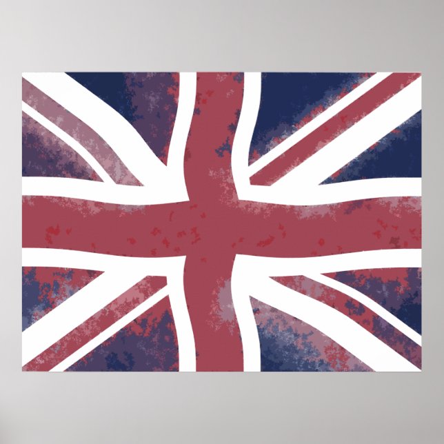 British Flag Print Poster (Vorne)