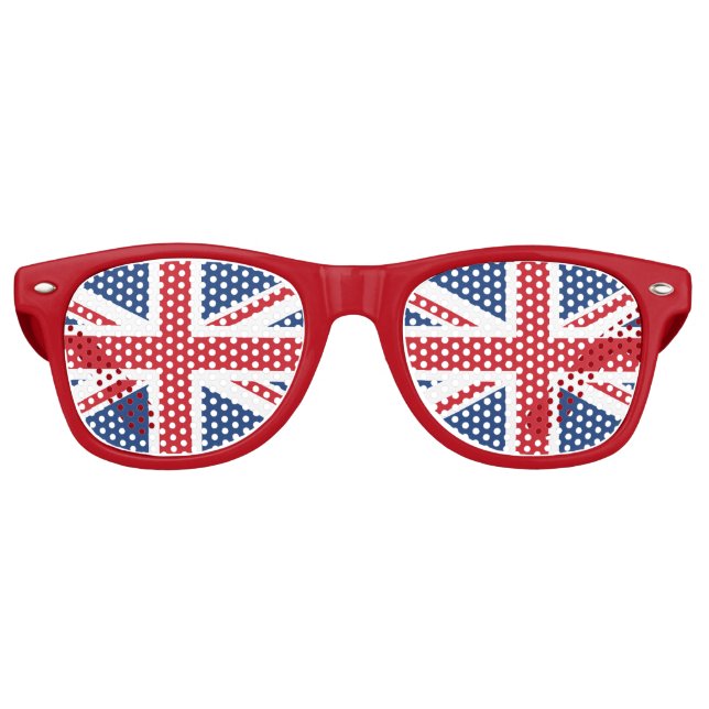 British Flag Union Jack Partybrille (Vorderseite)
