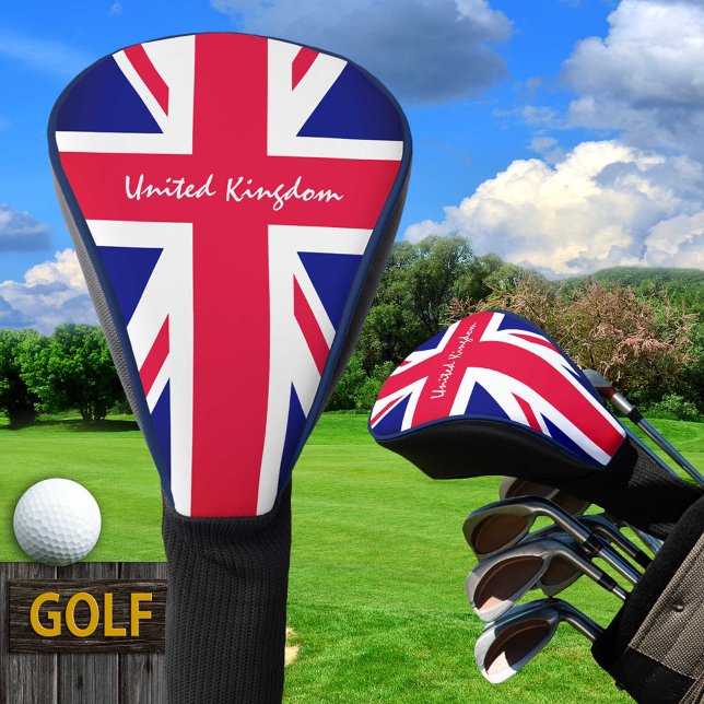 British Flag & United Golf Clubs Covers Vereinigte Headcover (Von Creator hochgeladen)