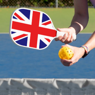British Flag United Kingdom of England Pickleball Schläger