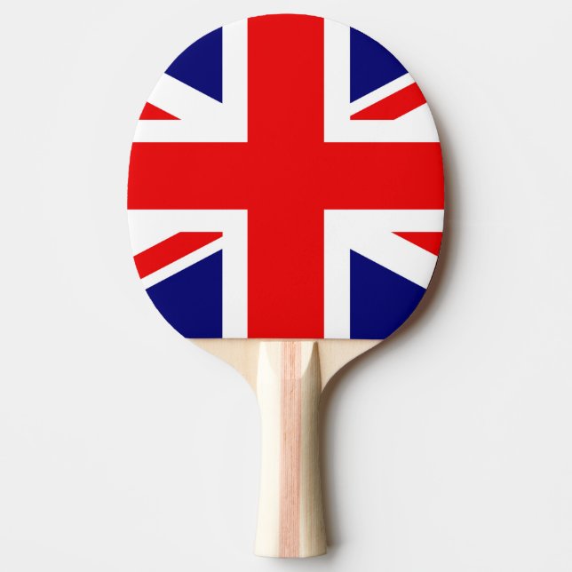 British Flag United Kingdom of England Tischtennis Schläger (Vorderseite)
