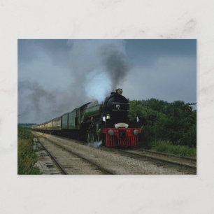 British "Flying Scotsman" auf Tour bei Parsons, KS Postkarte