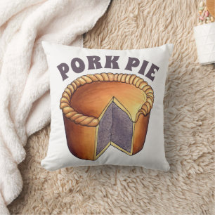 British Food Pork Pie Savory Pastry UK Cuisine Kissen