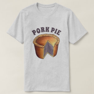 British Food Pork Pie Savory Pastry UK Cuisine T-Shirt