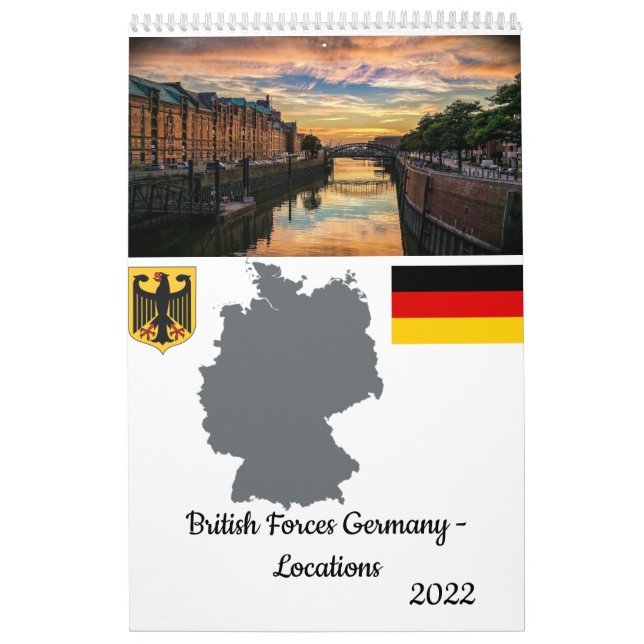 British Forces Germany Locations Calendar Kalender (Titelbild)