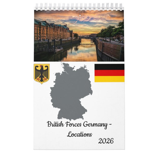 British Forces Germany Locations Calendar Kalender (Titelbild)
