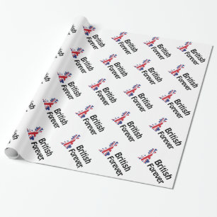 British Forever Geschenkpapier