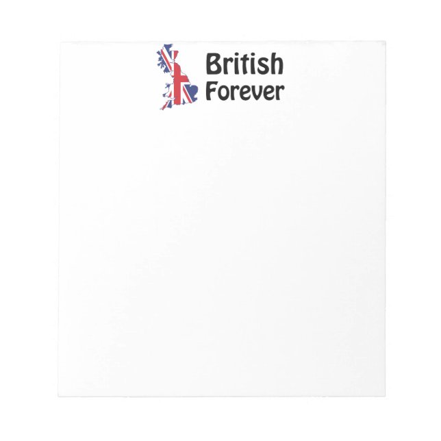 British Forever Notizblock (Vorderseite)