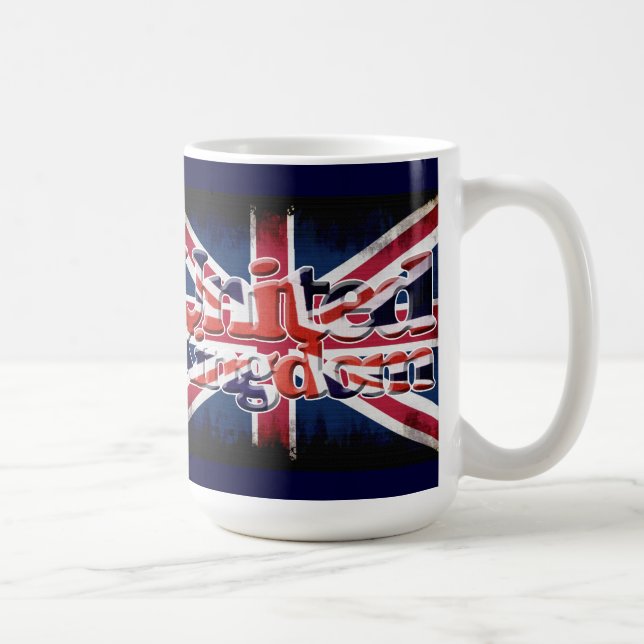 British Gewerkschaft Flag Union Jack Patriotic Des Tasse (Rechts)