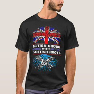 British Groots mit schottischen Roots T-Shirt