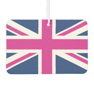 British Hearts - Blue & Pink Union Jack Autolufterfrischer