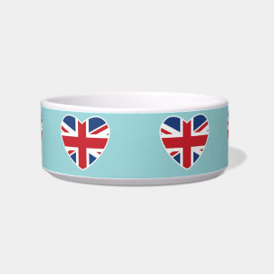 British Hearts - Union Jack Light Blue Napf