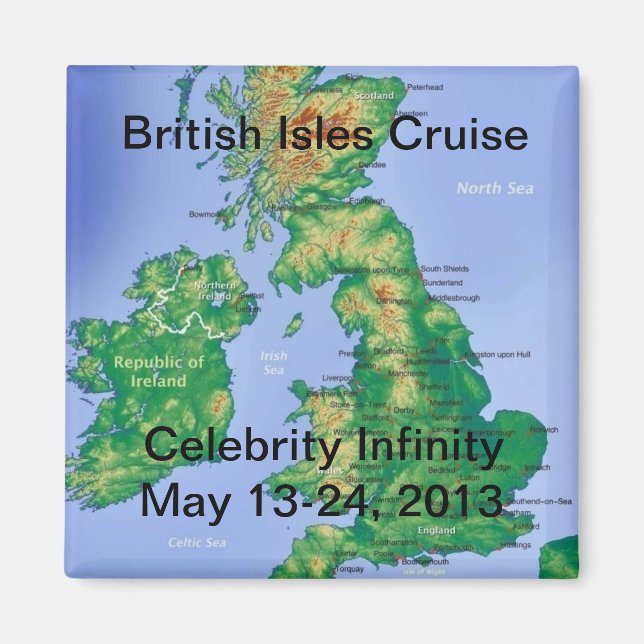 British Isles Cruise Magnet 2013 (Vorne)