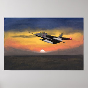 British Jaguar Jet Fighter 1984 Europa. Poster