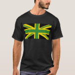 British - Jamaikanische Union Jack Flag T-Shirt<br><div class="desc">British - Jamaikanischer Union Jack Flag T - Shirt</div>