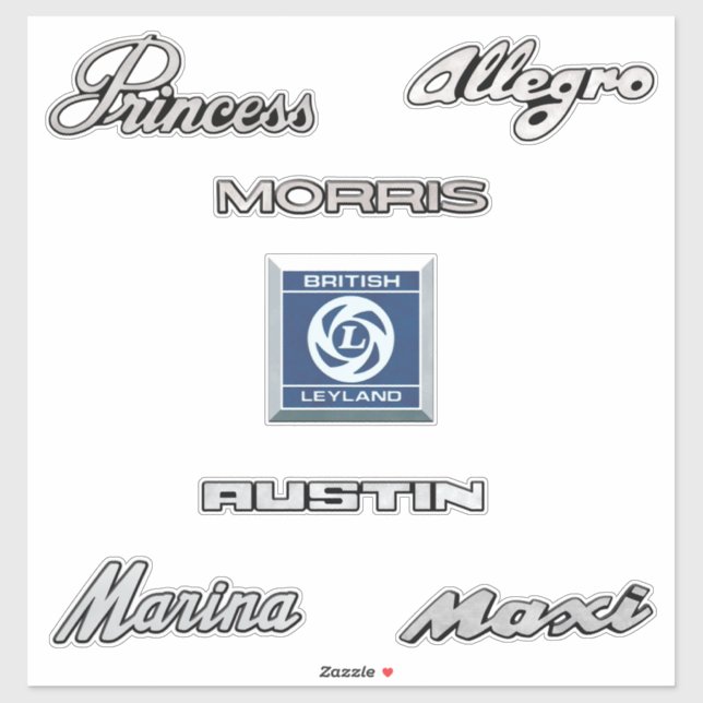 British Leyland Theme Aufkleber (Blatt)