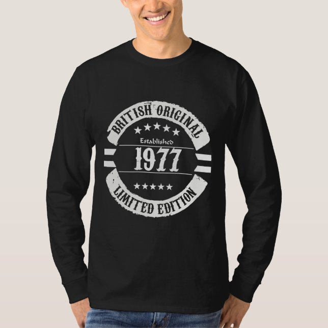 British Original 1977, limitierte Auflage! T-Shirt (Vorderseite)