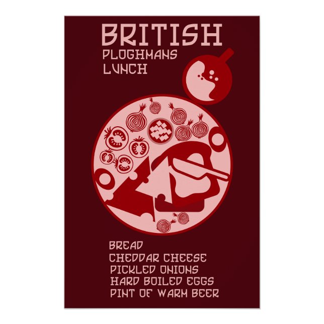 British Plowman Mittagessen Poster (Vorderseite)
