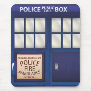 British Police Box Mousepad