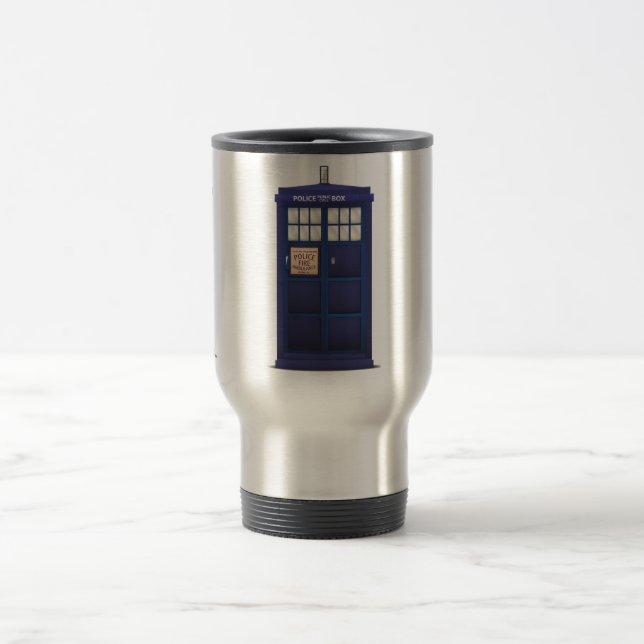 British Police Box Reisebecher (Mittel)