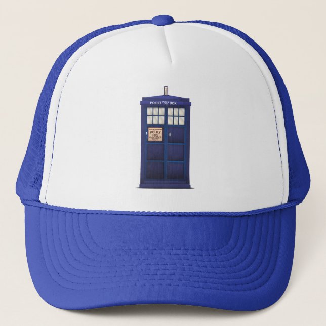 British Police Box Truckerkappe (Vorderseite)