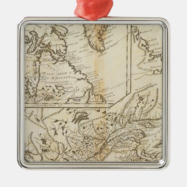 British Possessions in Nordamerika 2 Ornament Aus Metall (Vorne)