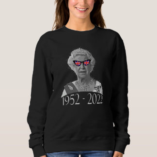 British Queen Monarchy 70 Jahre Bestehen Platinum  Sweatshirt