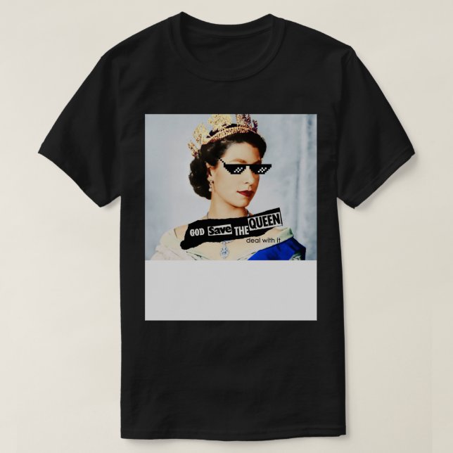 British Queens Platinum Jubilee - Ehrung der Eli T-Shirt (Design vorne)