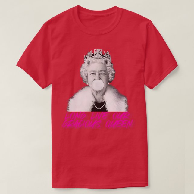 British Queens Platinum Jubilee - Ehrung der Eli T-Shirt (Design vorne)
