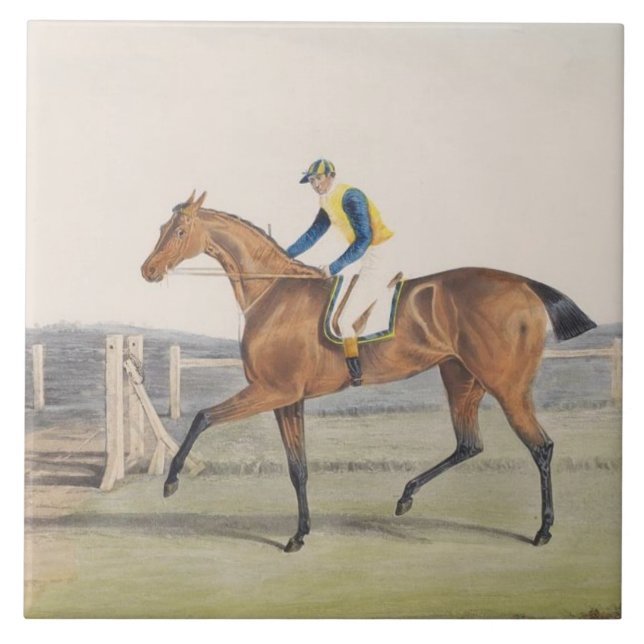 British Racehorse (Die Herzogin) Fliese (Vorderseite)