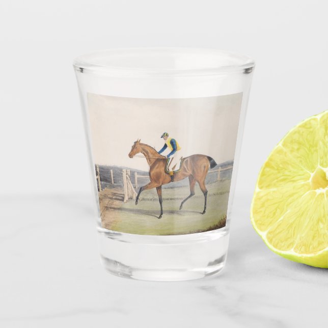 British Racehorse (Die Herzogin) Schnapsglas (Vorderseite)