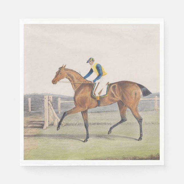 British Racehorse (Die Herzogin) Serviette (Vorderseite)