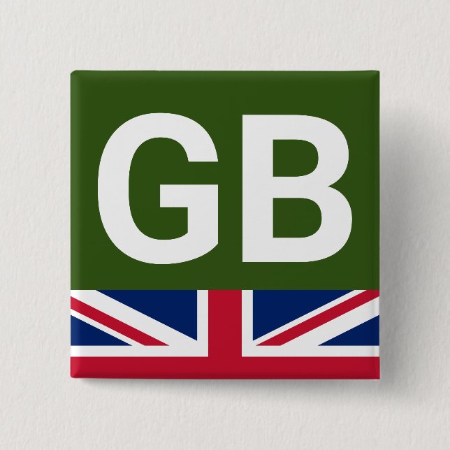 British Racing Green Button (Vorderseite)