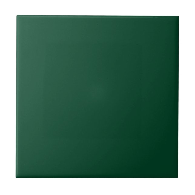 British Racing Green Solid Color Fliese (Vorderseite)
