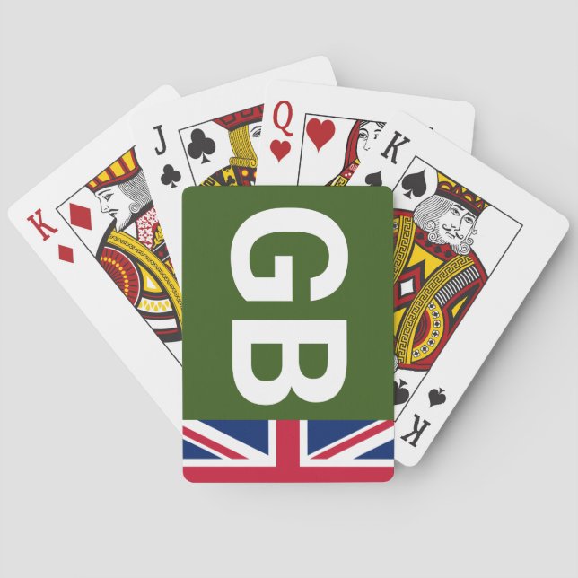 British Racing Green Spielkarten (Rückseite)