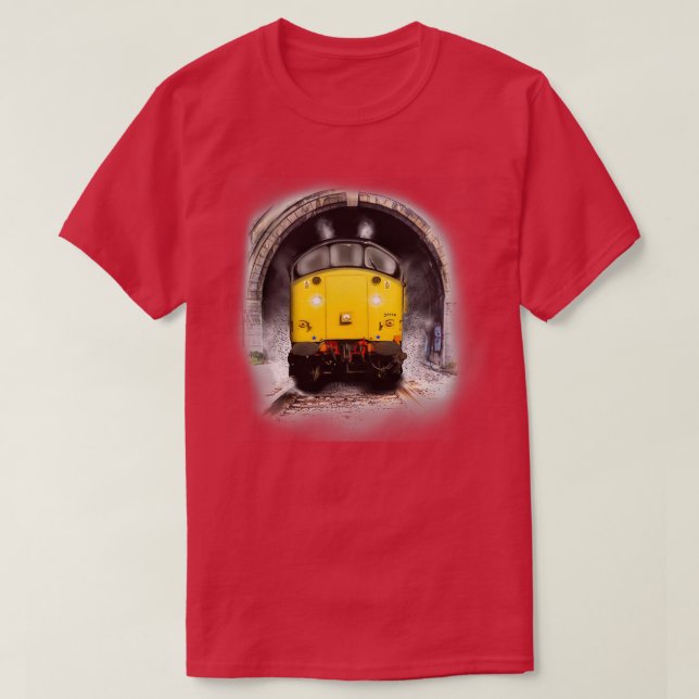 British Rail Class 37 Loco Design von MotorManiac T-Shirt (Design vorne)